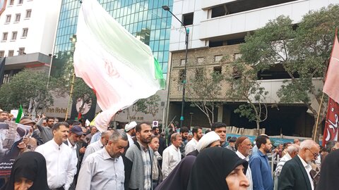 تصاویر /راهپیمایی مردم مشهد در محکومیت جنایت های رژیم صهیونیستی در لبنان