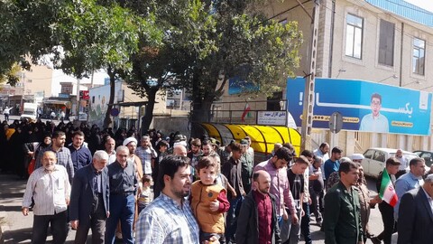 تصاویر/ راهپیمایی ضدصهیونیستی در اسکو