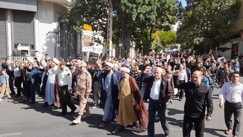 تصاویر/ راهپیمایی ضدصهیونیستی در اسکو