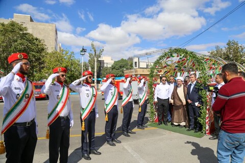 تصاویر/  حضور نماینده ولی فقیه در استان در افتتاحیه مرکز شماره ۲ ستاد فرماندهی سازمان آتش‌نشانی و خدمات ایمنی شهرداری تبریز