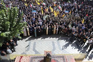 تصاویر/ تجمع مردمی محکومیت جنایات رژیم  صهیونیستی در ارومیه