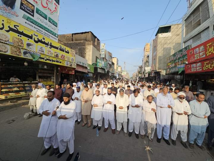 جماعت اسلامی پاکستان کی جانب سے پاکستان بھر میں سید مقاومت کی غائبانہ نمازِ جنازہ +تصاویر