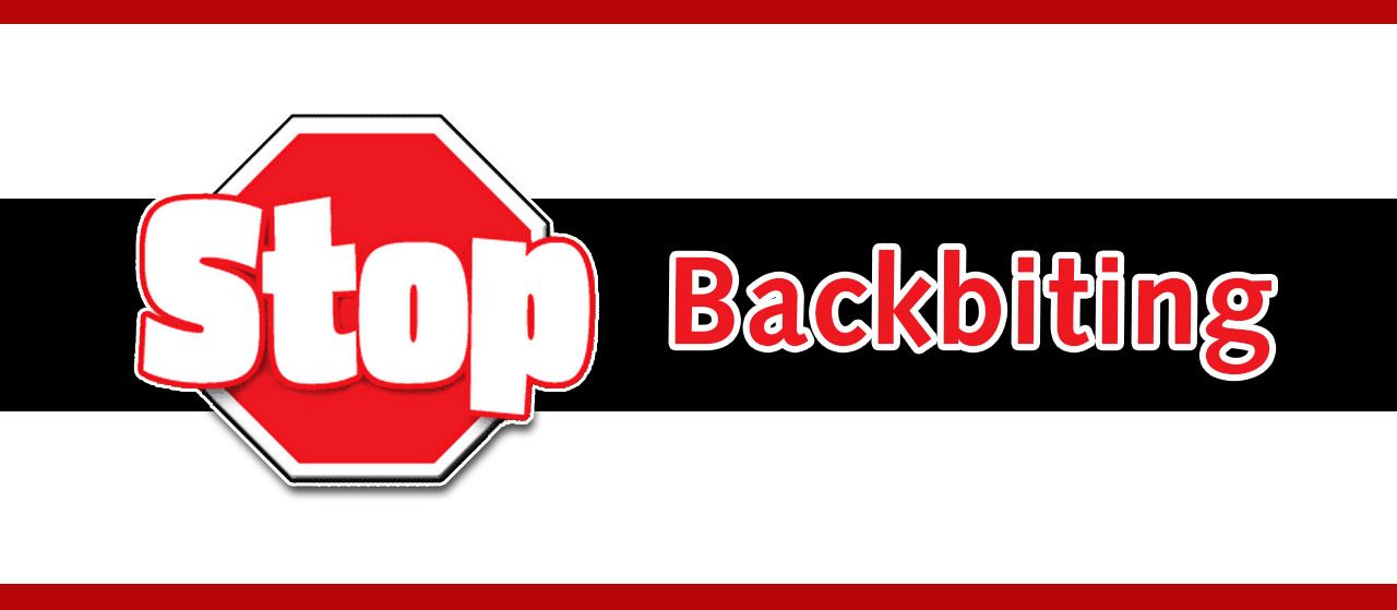 Prohibition of backbiting