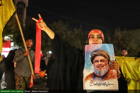 photos/Le bonheur des habitants de Qom après l'opération de missiles du CGRI