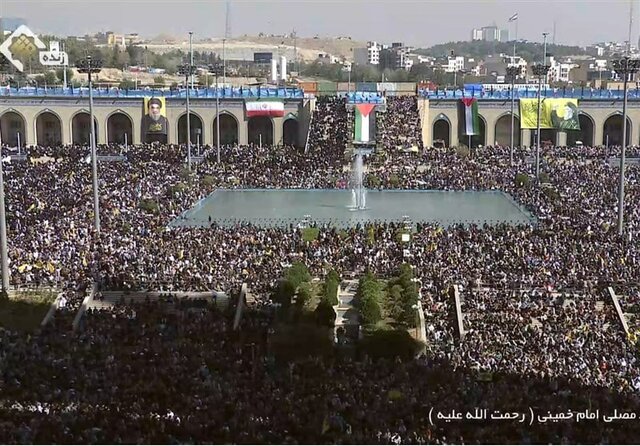 برگزاری مراسم بزرگداشت شهید سید حسن نصرالله در مصلی امام خمینی (ره)