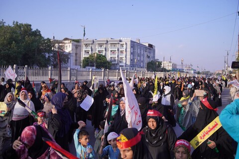 عالمی یوم طوفان الاقصیٰ پر کراچی میں تحریک بیداری امت مصطفیٰ کی ریلی