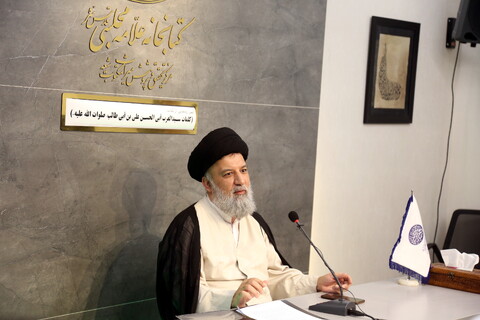 تصاویر/ آیین رونمایی از کتاب (کلمات سید العرب أبی الحسن علی بن ابی طالب علیه السلام)