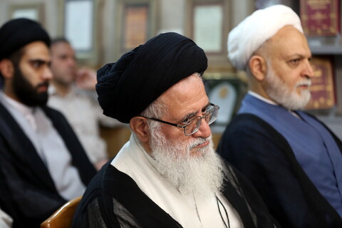 تصاویر/ آیین رونمایی از کتاب (کلمات سید العرب أبی الحسن علی بن ابی طالب علیه السلام)