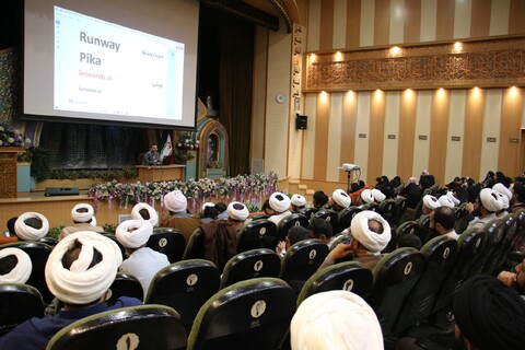 تصاویر/ همایش« فرصت ها و چالش ها و رسالت حوزه علمیه در عرصه هوش مصنوعی»