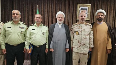 تصاویر/دیدار فرمانده انتظامی کردستان با حجت الاسلام و المسلمین پورذهبی