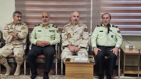 تصاویر/دیدار فرمانده انتظامی کردستان با حجت الاسلام و المسلمین پورذهبی