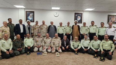 تصاویر/دیدار فرمانده انتظامی کردستان با حجت الاسلام و المسلمین پورذهبی