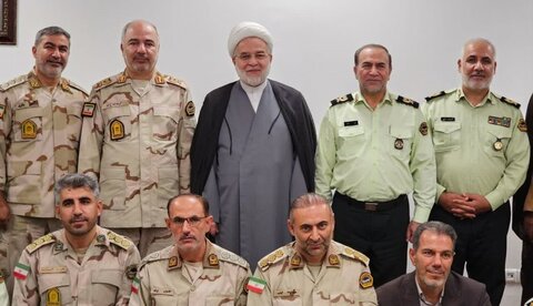 تصاویر/دیدار فرمانده انتظامی کردستان با حجت الاسلام و المسلمین پورذهبی