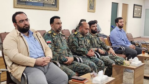 تصاویر/دیدار فرمانده انتظامی کردستان با حجت الاسلام و المسلمین پورذهبی