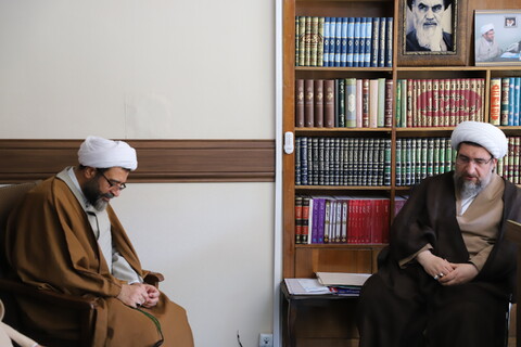 تصاویر/ دیدار مدیر حوزه های علمیه خواهران کشور با نماینده ولی فقبه در استان آذربایجان شرقی