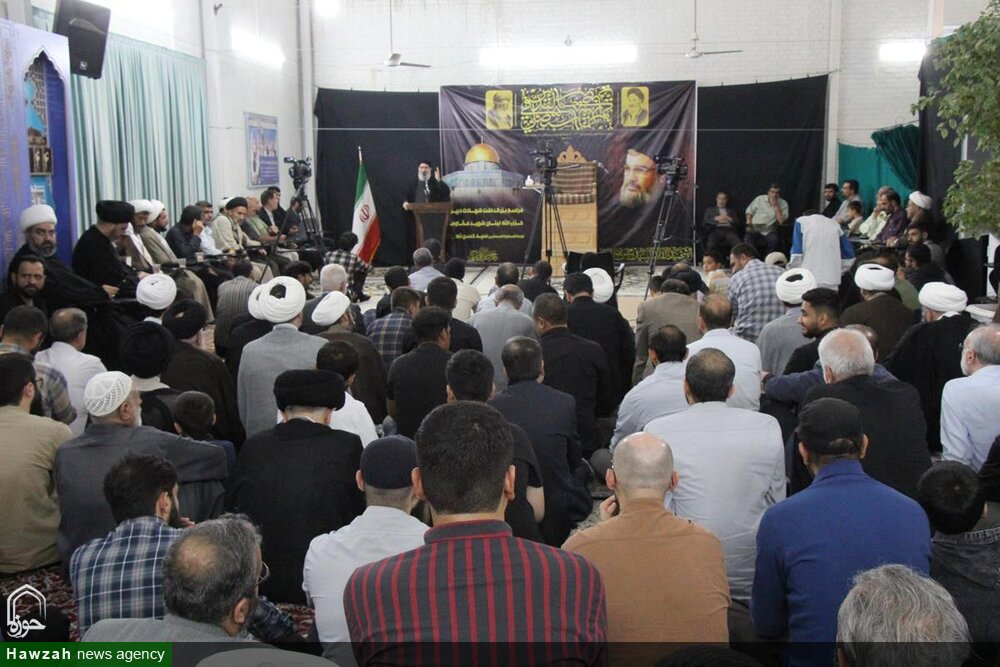 بزرگداشت سید مقاومت در دفتر آیت‌الله اراکی/ الحیدری: شهید سیدحسن نصرالله سرباز مخلص ولایت بود