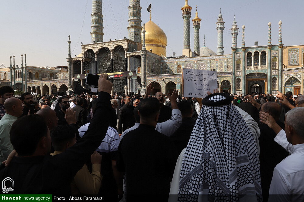 हज़रत मासूमा क़ुम (स) की शहादत दिवस पर पूरा क़ुम शहर अज़ादार