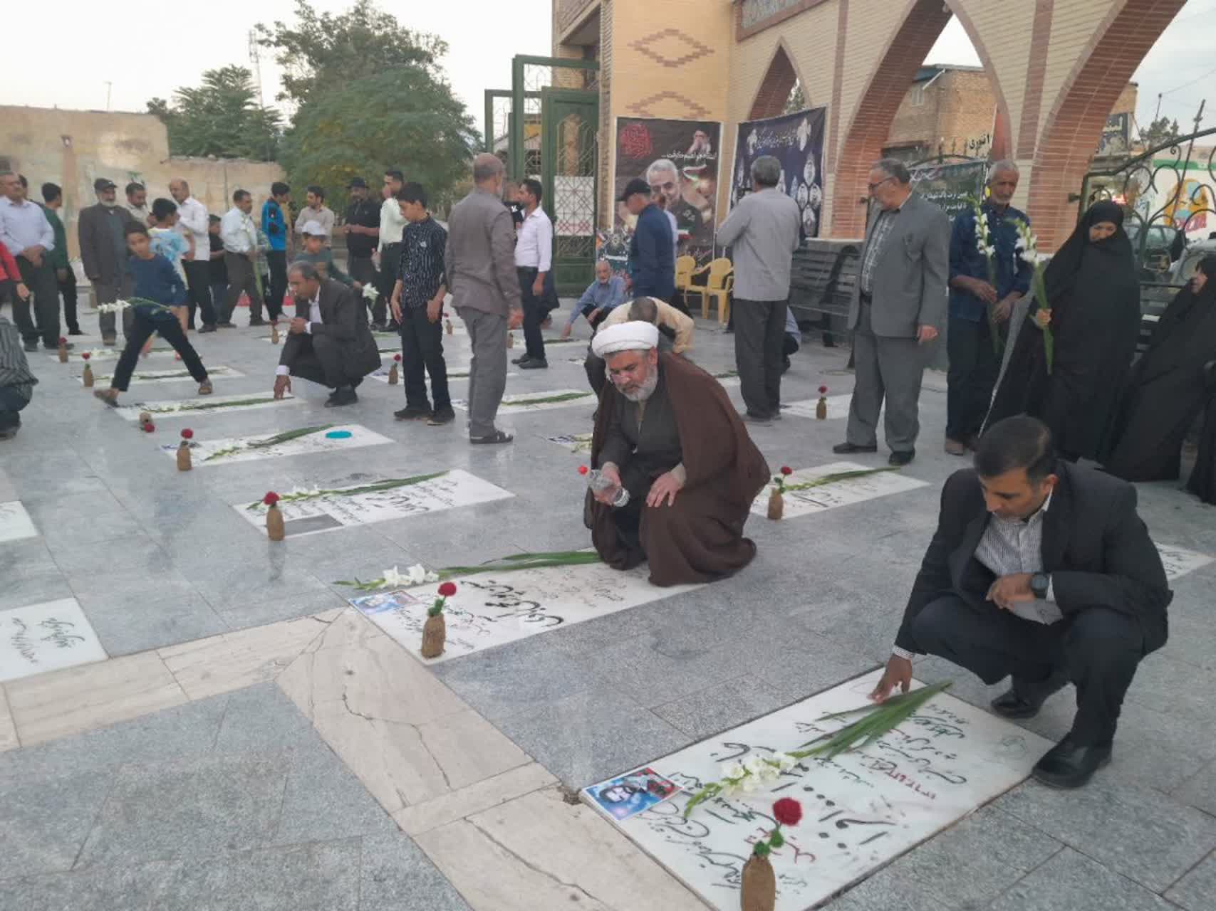 جامعه ورزش شهر محی آباد با شهدا تجدید بیعت کردند+عکس