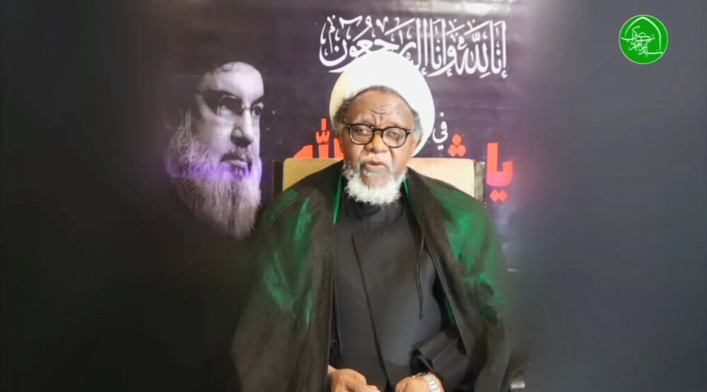 Sheikh Zakzaky offers condolences over martyrdom of Yahya Sinwar