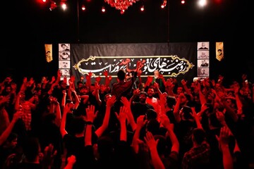 تصاویر/ مراسم هیئت هفتگی هیئت حسین جان ارومیه