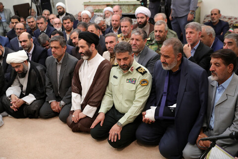 تصاویر/ دیدار دست‌اندرکاران کنگره ملی شهدای استان کرمانشاه با رهبر معظم انقلاب