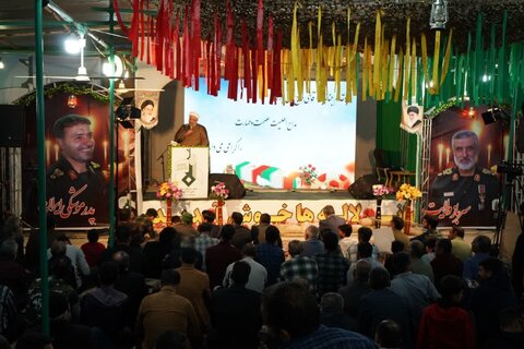 تصاویر/ نوزدهمـین یــادواره شــهدای‌گمنام و ۲۰ شـهیدحسـین آبادکـویر