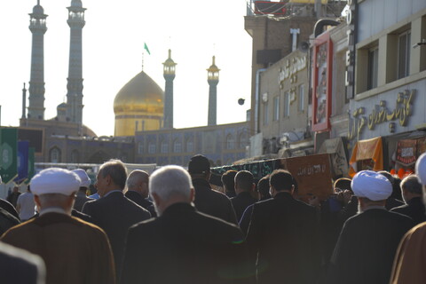 تصاویر/ مراسم تشییع پیکر سید محمدرضا خسروشاهی فرزند آیت الله سید هادی خسروشاهی(ره)