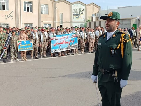 تصاویر/ برگزاری رزمایش الی بیت المقدس ۱۵ ، اجتماع و نمایش اقتدار بسیجیان سپاه ناحیه سراب