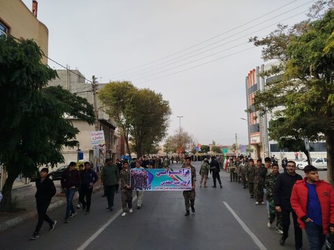 تصاویر/ برگزاری رزمایش الی بیت المقدس ۱۵ ، اجتماع و نمایش اقتدار بسیجیان سپاه ناحیه سراب