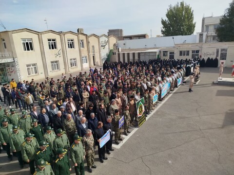 تصاویر/ برگزاری رزمایش الی بیت المقدس ۱۵ ، اجتماع و نمایش اقتدار بسیجیان سپاه ناحیه سراب