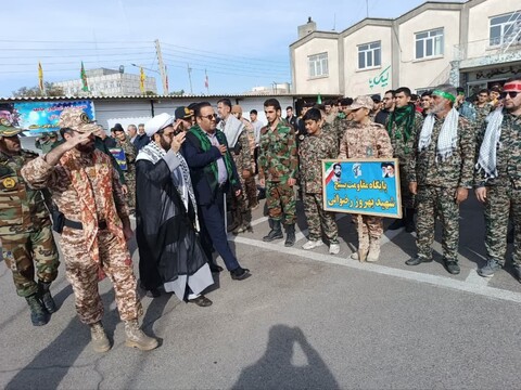 تصاویر/ برگزاری رزمایش الی بیت المقدس ۱۵ ، اجتماع و نمایش اقتدار بسیجیان سپاه ناحیه سراب