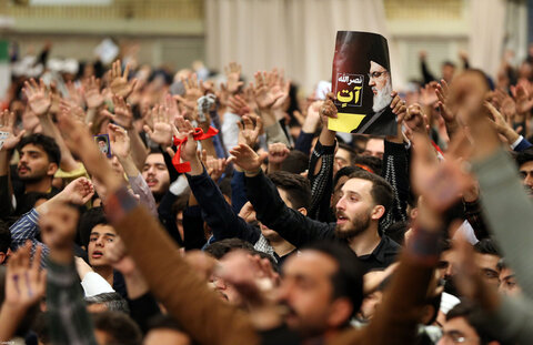 تصاویر/ دیدار هزاران نفر از دانش آموزان و دانشجویان با رهبر معظم انقلاب