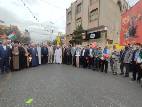 تصاویر/ مراسم راهپیمایی ۱۳ آبان در قم