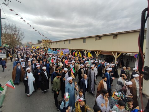 تصاویر/ مراسم راهپیمایی ۱۳ آبان در قم