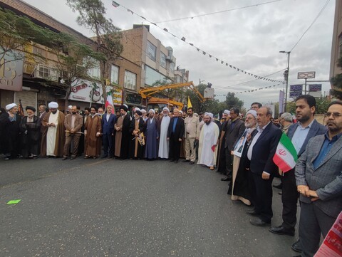 مراسم الیوم الوطني لمقارعة الاستكبار العالمي في مدينة قم