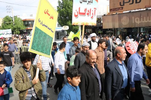 تصاویر/راهپیمایی ۱۳ آبان در شهرستان دهلران برگزار شد