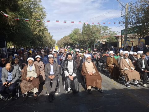 تصاویر/ مراسم راهپیمایی 13 آبان کاشان