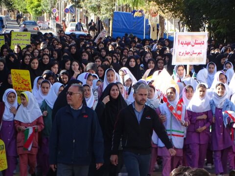 تصاویر/ راهپیمایی 13 آبان در چهاربرج