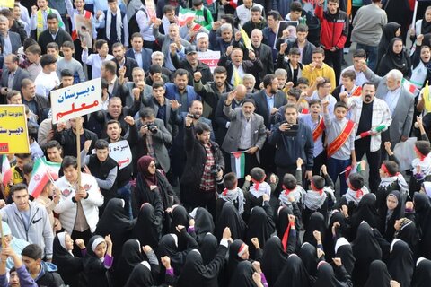 تصاویر/ راهپیمایی 13 آبان در ارومیه