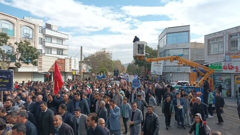 تصاویر/ راهپیمایی یوم الله ۱۳ آبان در اهر