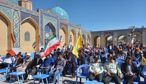 شکوه راهپیمایی یوم الله ۱۳ آبان شهر جوپار