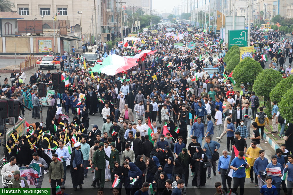 تصاویر/ راهپیمایی یوم الله ۱۳ آبان در اهواز