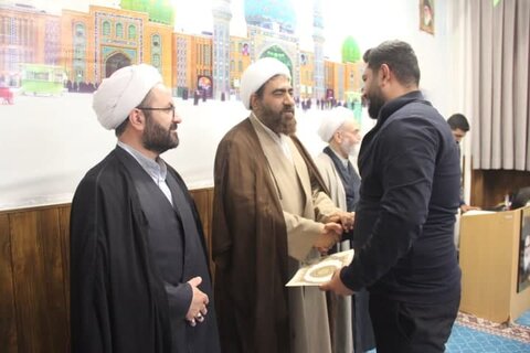 تصاویر / اختتامیه جشنواره علامه حلی مدرسه ای در مدرسه علمیه سفیران هدایت قزوین