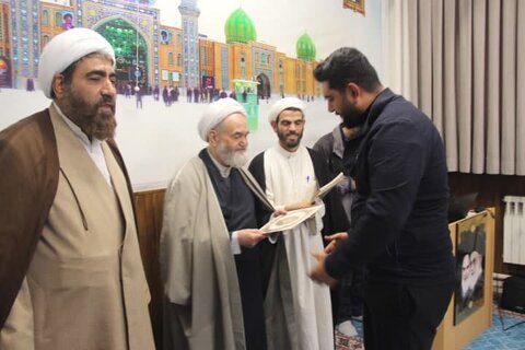 تصاویر / اختتامیه جشنواره علامه حلی مدرسه ای در مدرسه علمیه سفیران هدایت قزوین