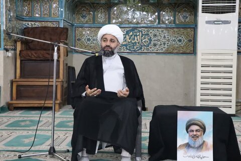 تصاویر/ بزرگداشت چهلمین روز شهادت سید حسن نصرالله در خارگ