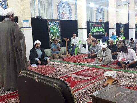 تصاویر/ معارفه امام جماعت مسجد امام حسین (ع) قشم