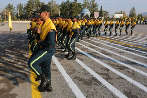 مراسم دانش آموختگی فراگیران فراجا در مرکز شهید بهشتی اصفهان