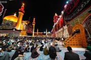 Photos: Imam Ali Shrine during martyrdom of Hazrat Zahra