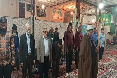 پذیرایی از شیعیان عراقی، زائرین امام هشتم(ع)، در مسجد امام رضا(ع) شهرستان کنگاور