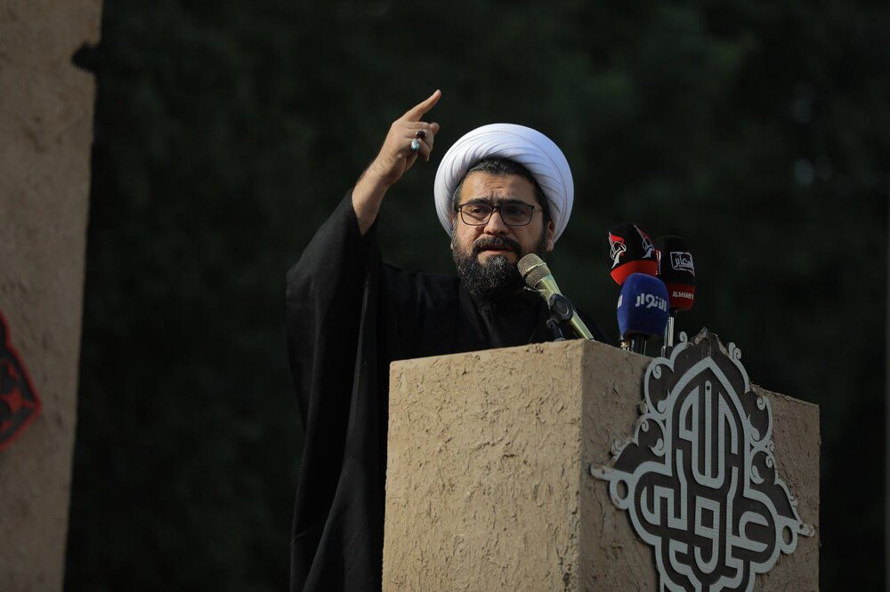 आयतुल्लाहिल उज़्मा हाफ़िज़ बशीर हुसैन नजफ़ी के नेतृत्व में नजफ अशरफ में अय्यामे फ़ातिमया के जुलूस का आयोजन